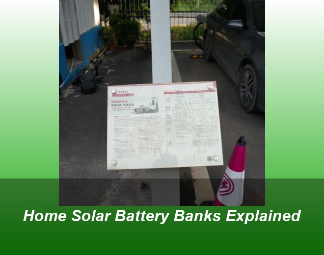 Home Solar Battery Banks Explained